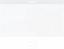 Tablet Screenshot of cappelli-inc.com